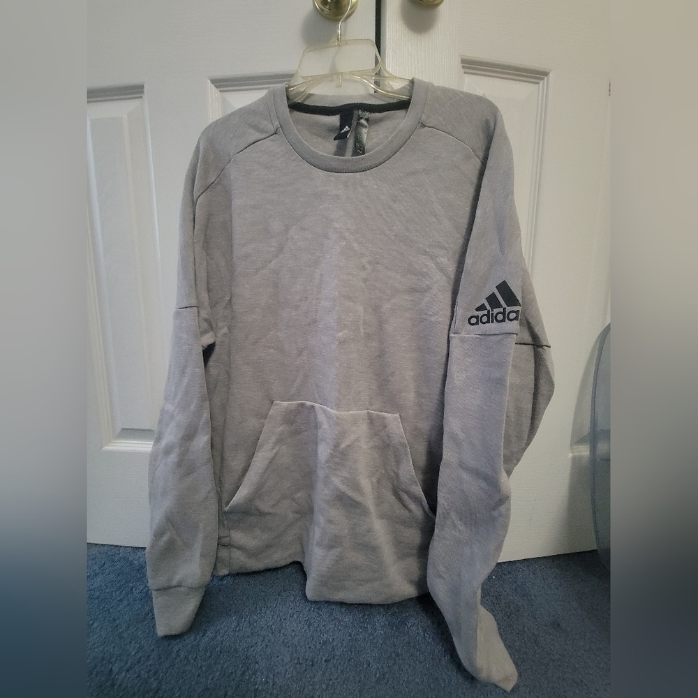 Gray Adidas sweatshirt